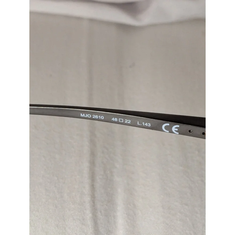 Maui Jim MJO 2610-14F Eyeglasses Glasses Gray Horn Pewter 48-22-143 No Case